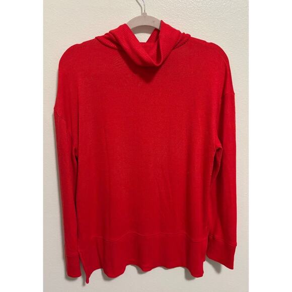 Gap Classic Red Comfy Cowl Neck Lightweight Sweater Small - Picture 2 of 10